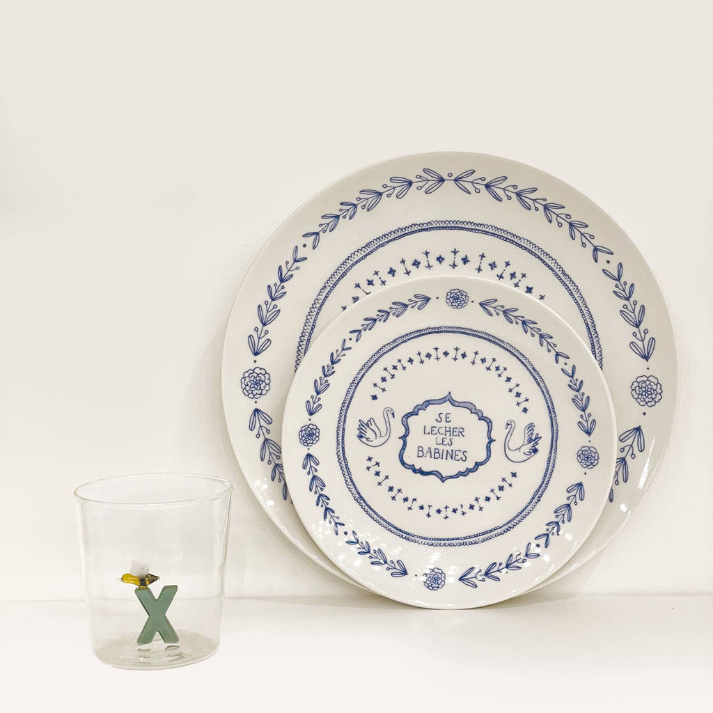 Set of 4 gourmet dessert plates D19cm