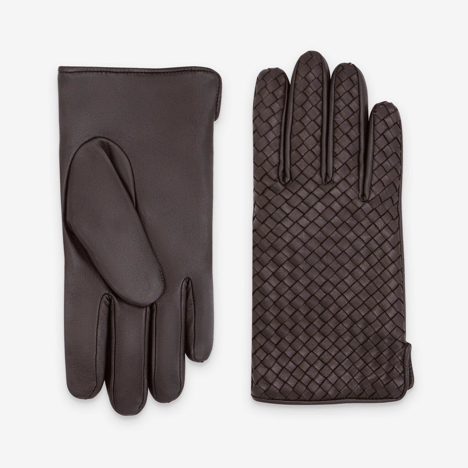 Glove Story - Unisex báránybőr kesztyű – 100% kasmír bélés – Choco