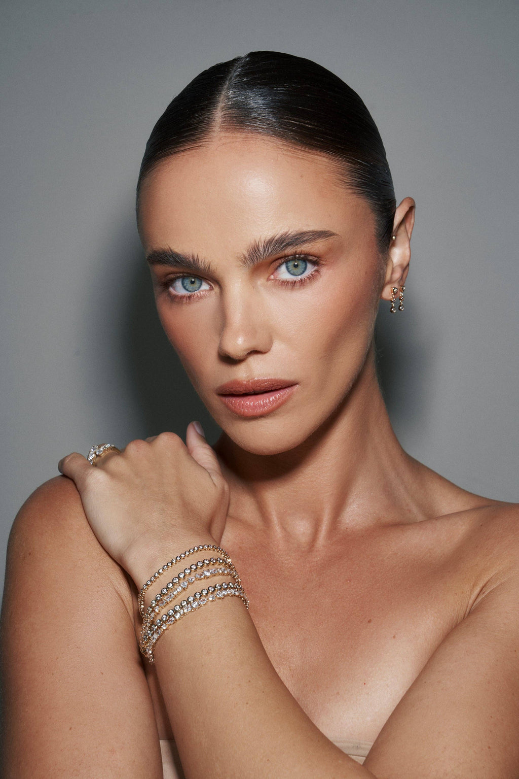 Lili Claspe - Mavis tenisz karkötő - Arany