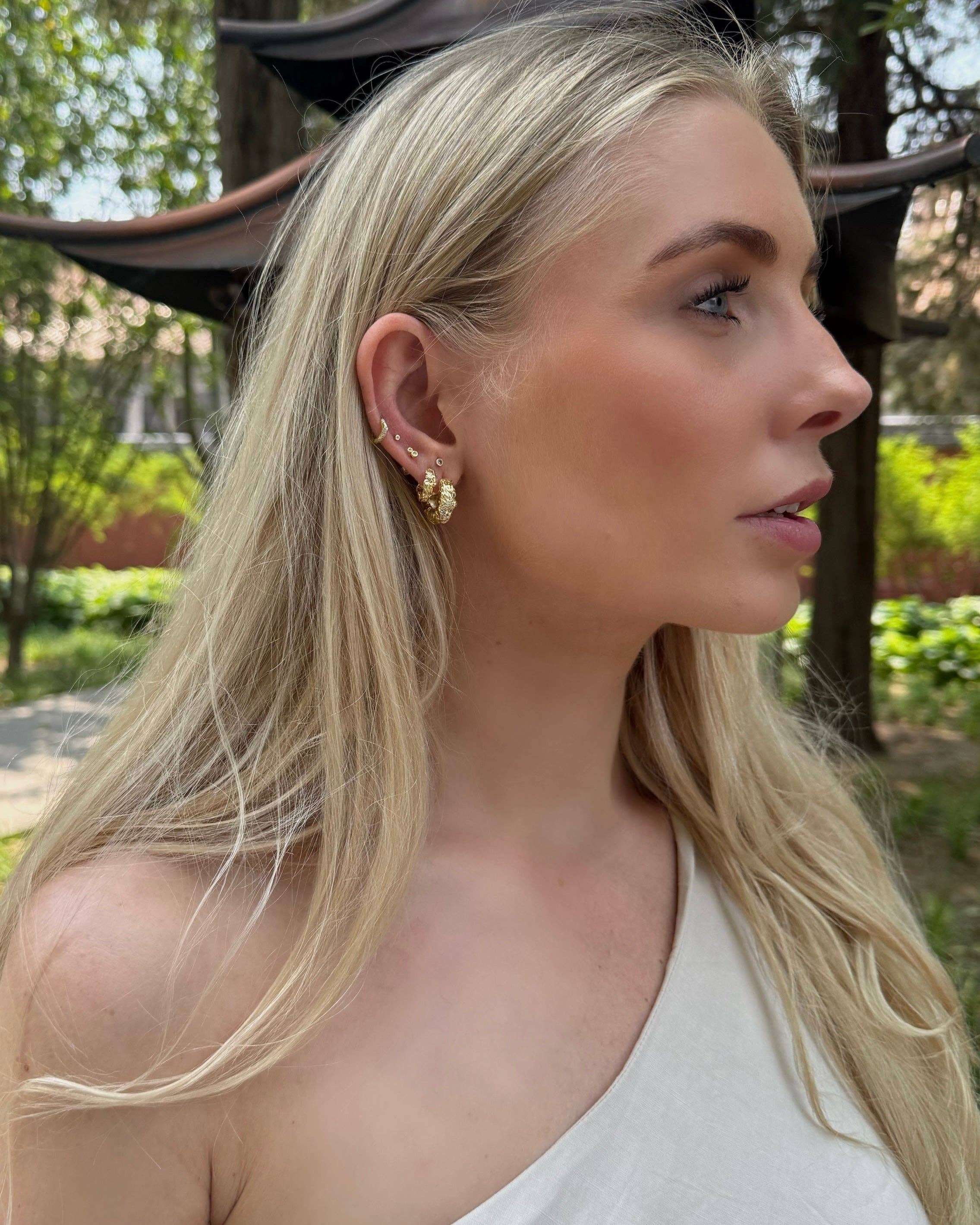 Tellus Earrings - Gold Plated