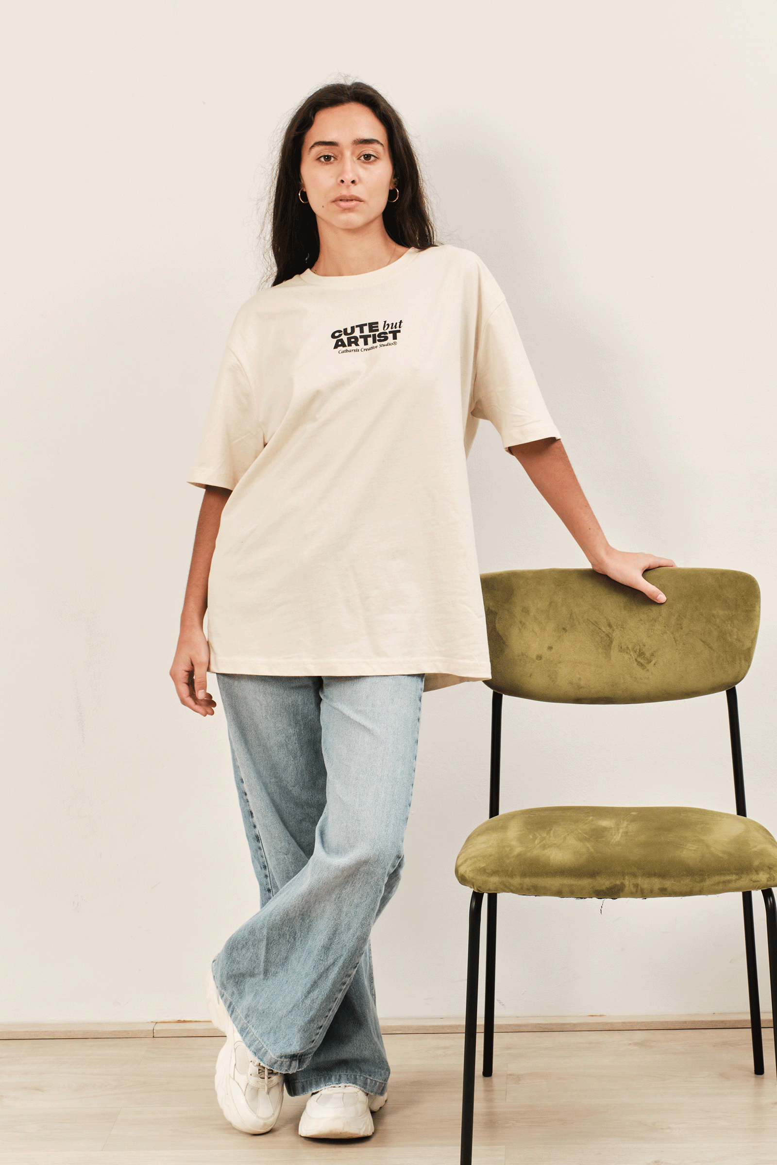 Catharsis - CUTE BUT ARTIST: Natural Raw - Unisex Loose Fit