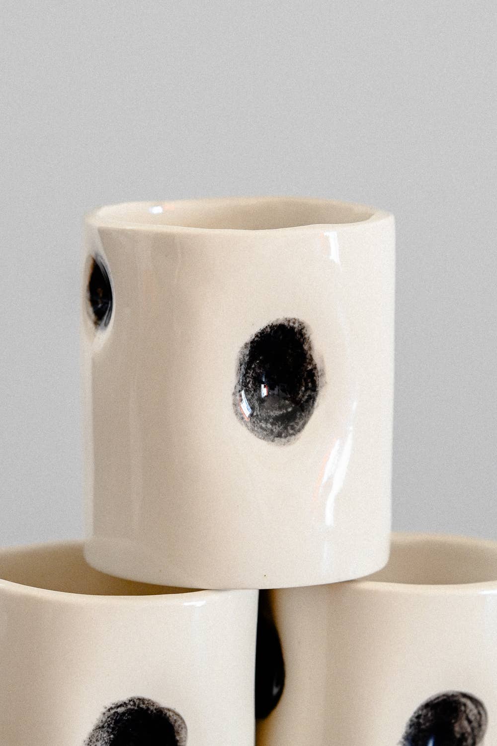 Studio ÜM - Ceramic Coffee  Mug : Sketch Black