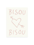 L'Atelier Samedi - Képeslap - 'Bisou Bisou'