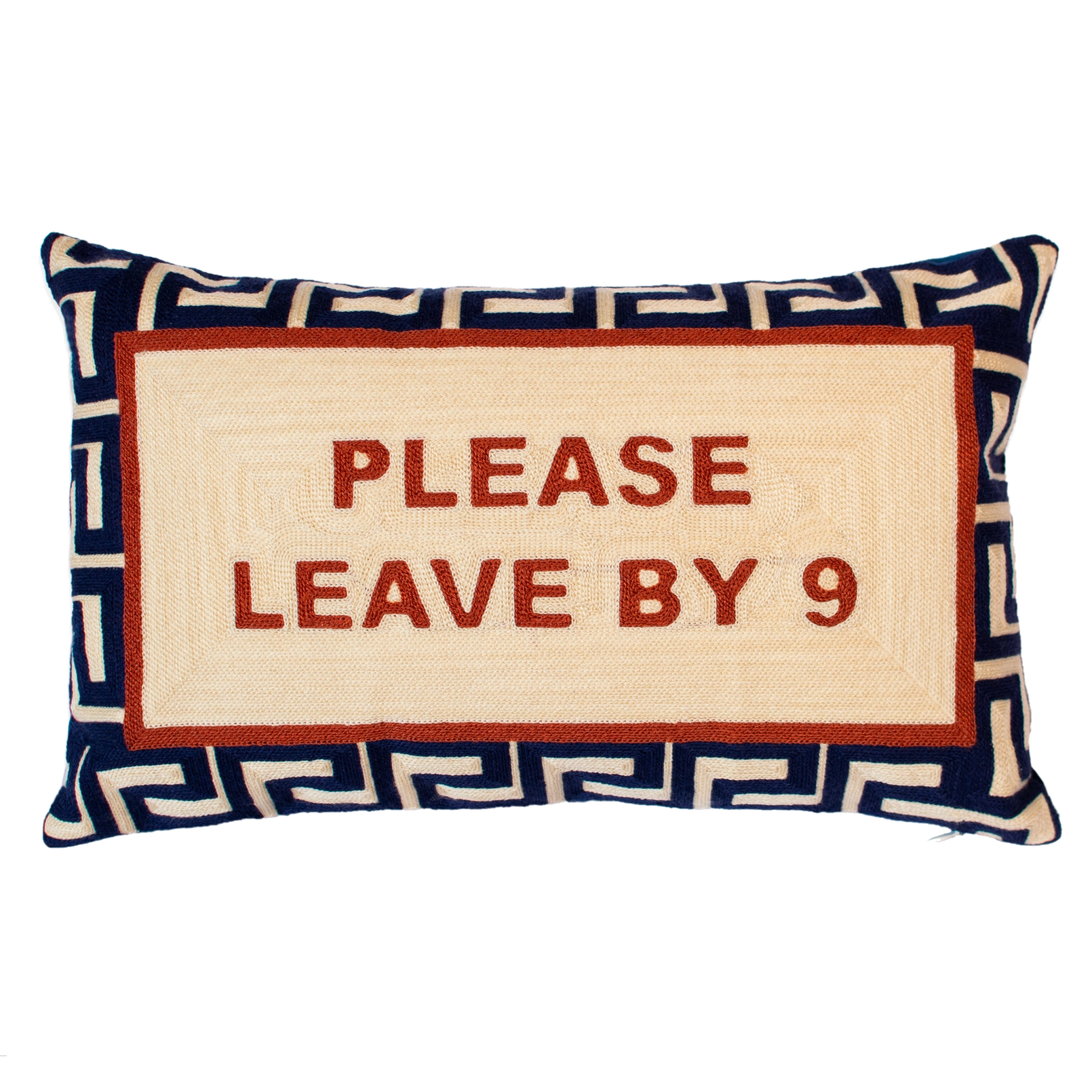 The Pillow Drop - Please Leave By 9 Gobelin párna