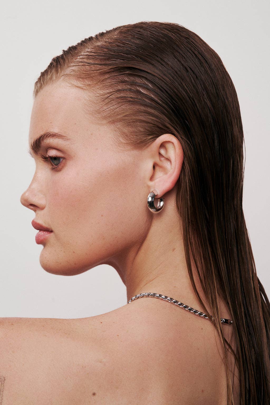 Lili Claspe - Holly Karika fülbevaló - Ezüst