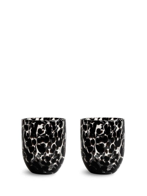 BYON Design Glass Messy 2Pcs/Set - Fekete