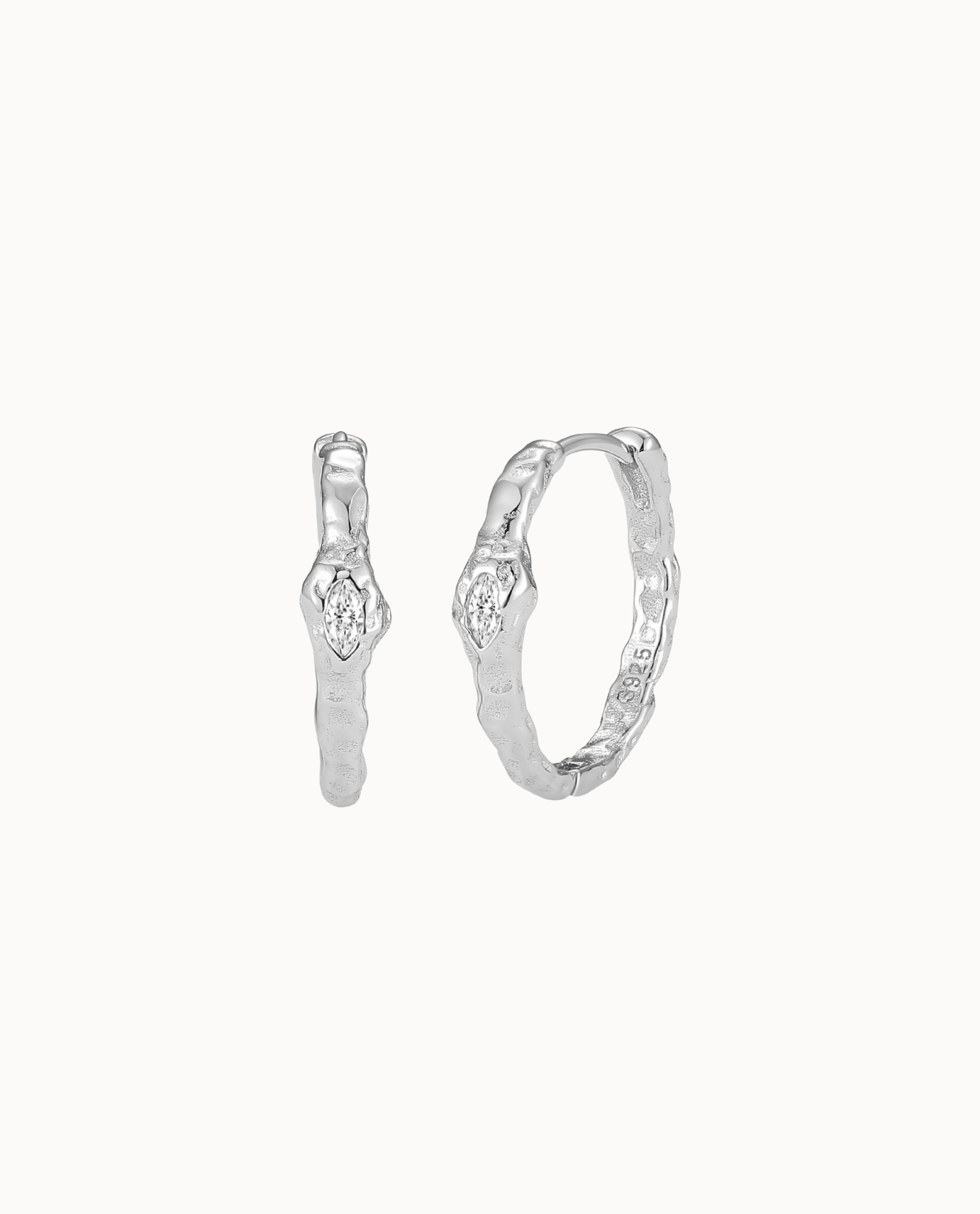 Montu Earrings - Silver