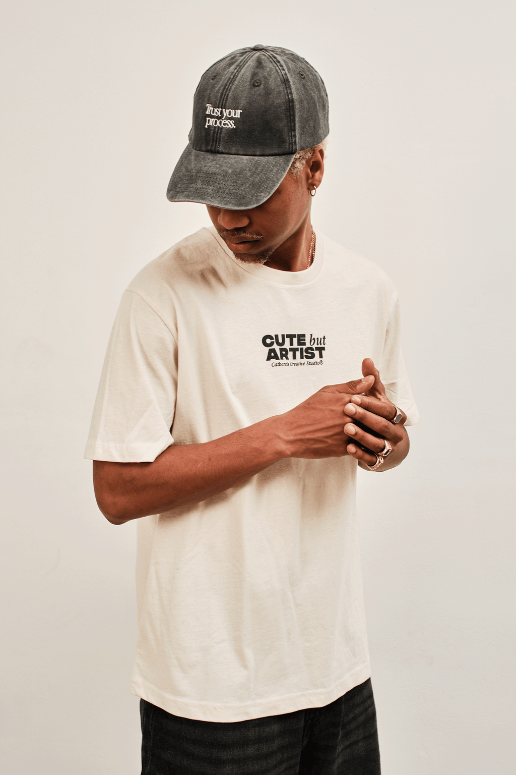 Catharsis - CUTE BUT ARTIST: Natural Raw - Unisex Loose Fit