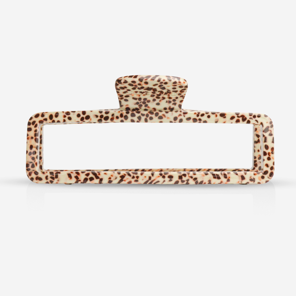 Hair Clip - Bond Toffee Dott