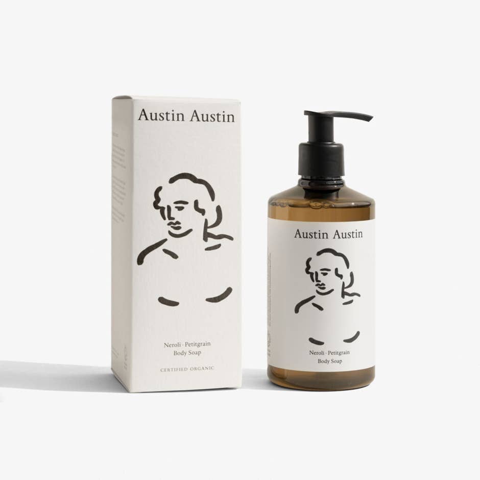 Austin Austin - 100 % ORGANIKUS - Neroli & Petitgrain Tusfürdő