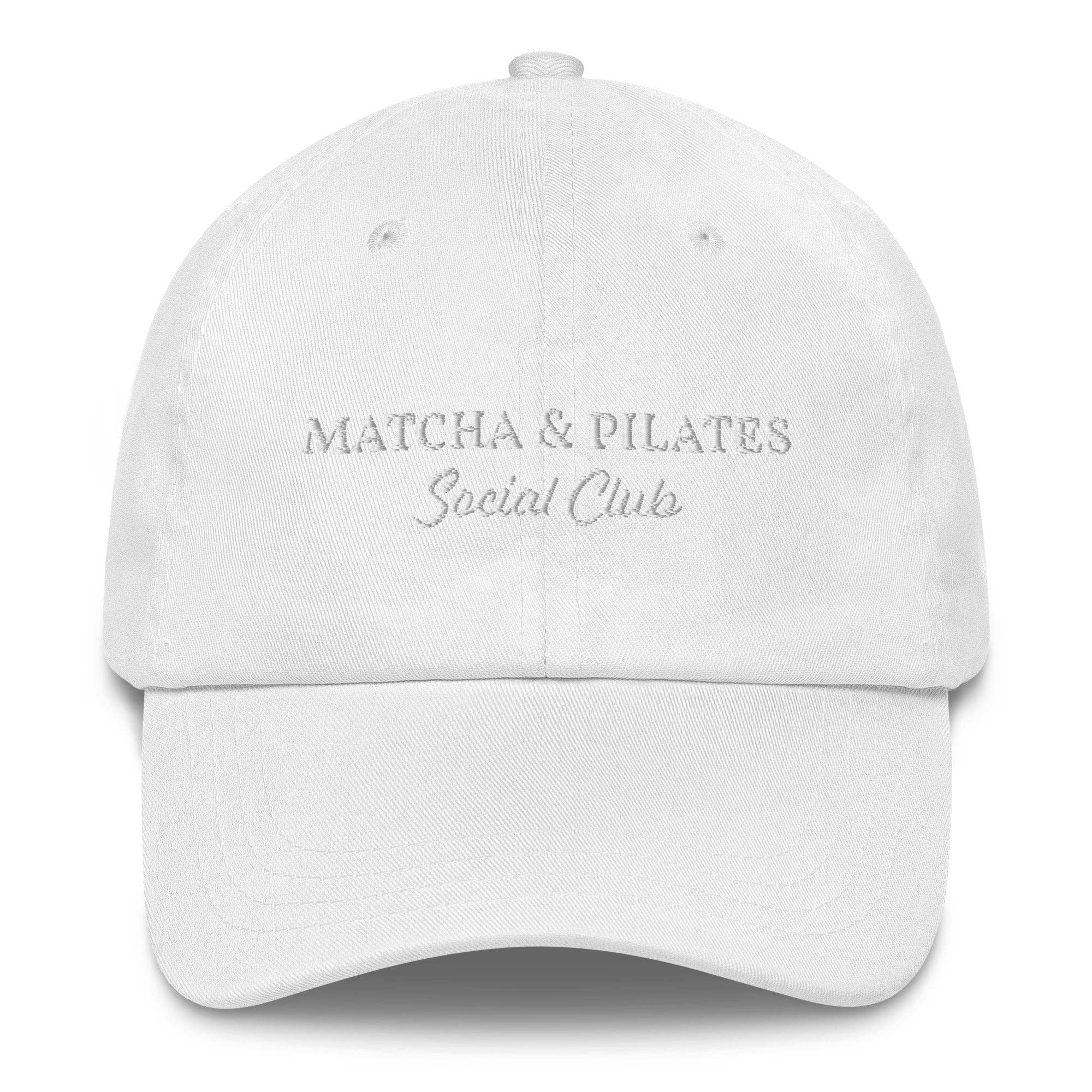 The Refined Spirit - Matcha & Pilates Social Club - Baseball sapka - Fehér