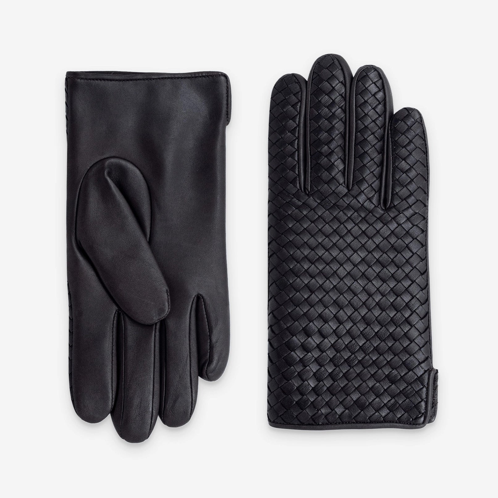 Glove Story - Unisex báránybőr kesztyű – 100% kasmír béléssel - Nero