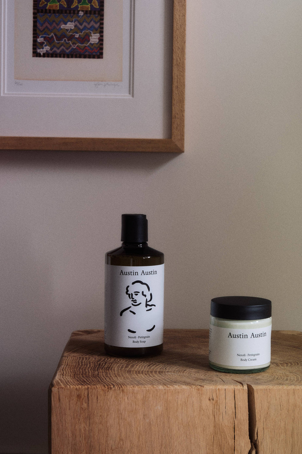 Austin Austin - 100 % ORGANIKUS - Neroli & Petitgrain - Tusfürdő és Testápoló ajándék szett