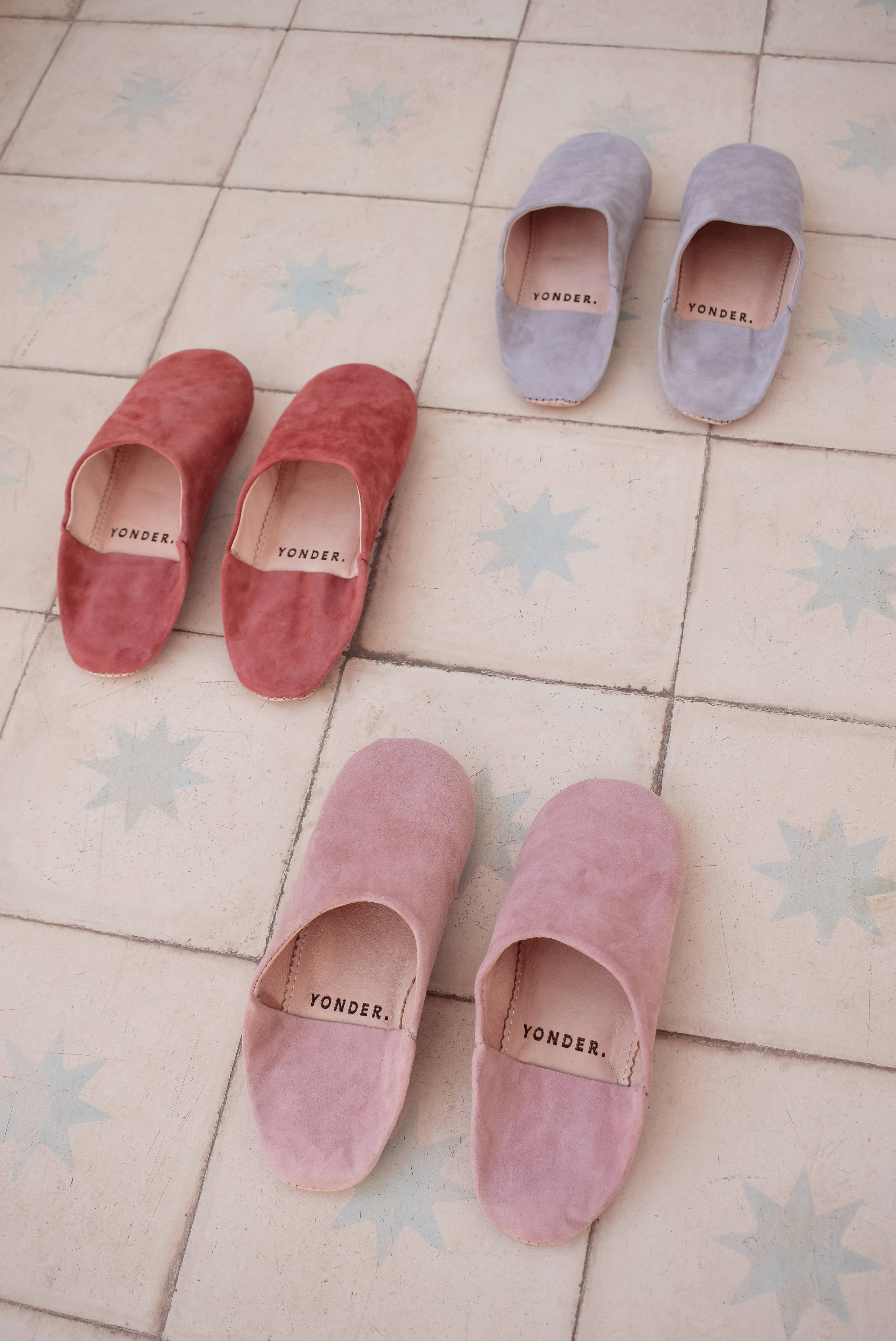 YONDER - Suede Babouche | Dove