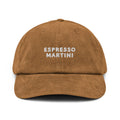 The Refined Spirit - Espresso Martini - Bordázott kordbársony sapka — Camel