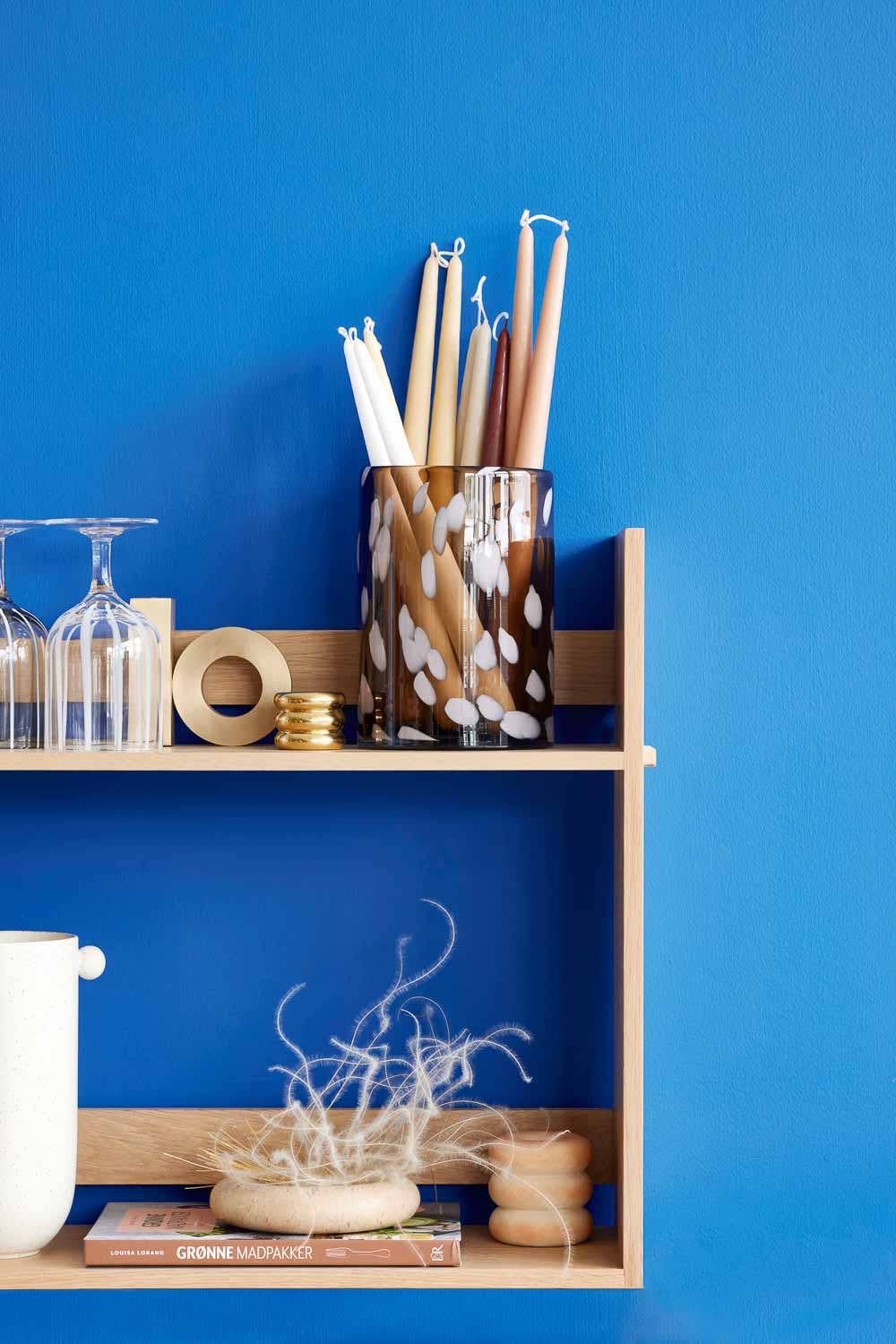 OYOY LIVING DESIGN - Savi Márvány Gyertyatartó/Tál - Bézs