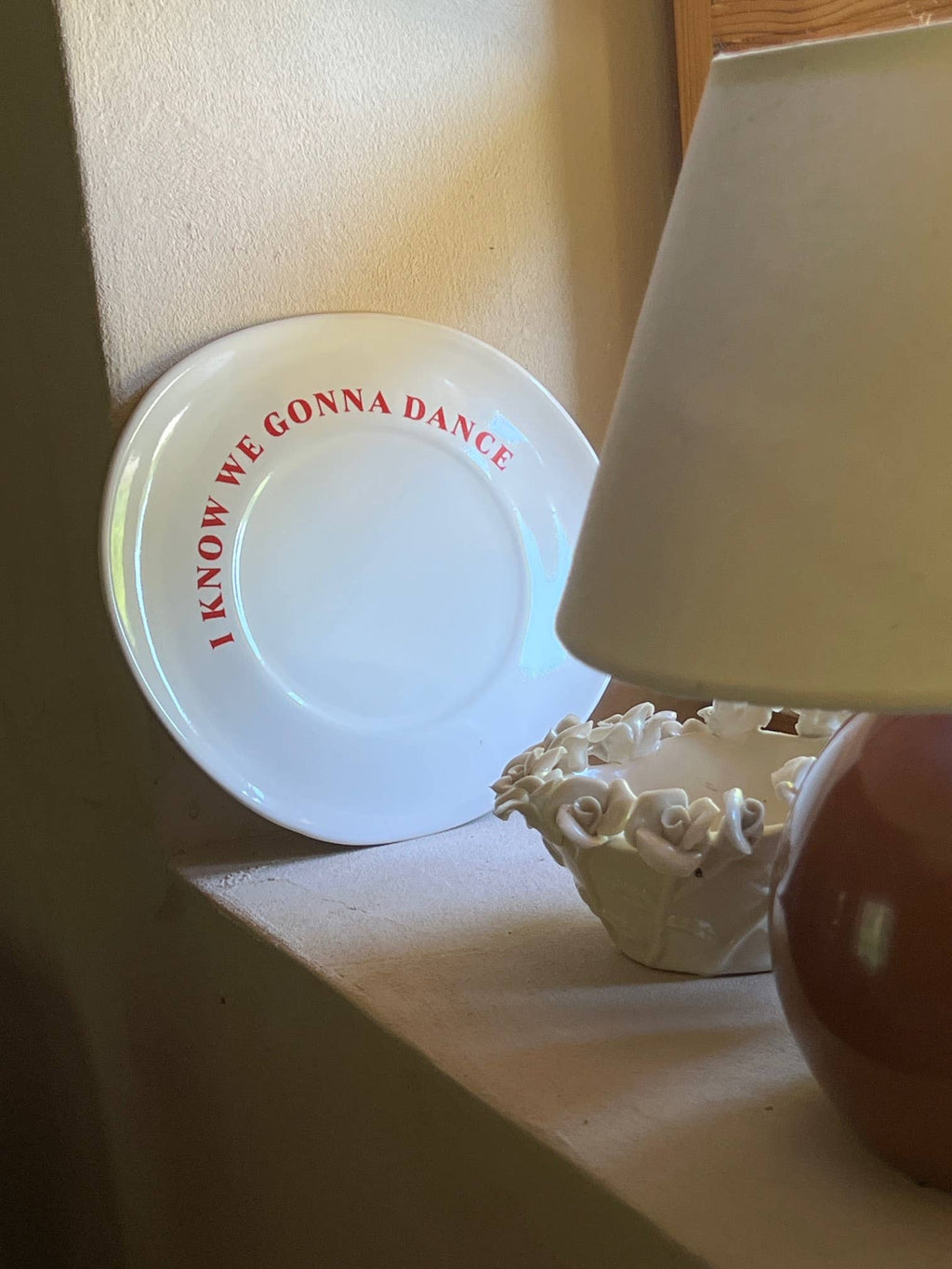 Sisi kerámia tányér - I know we gonna dance 