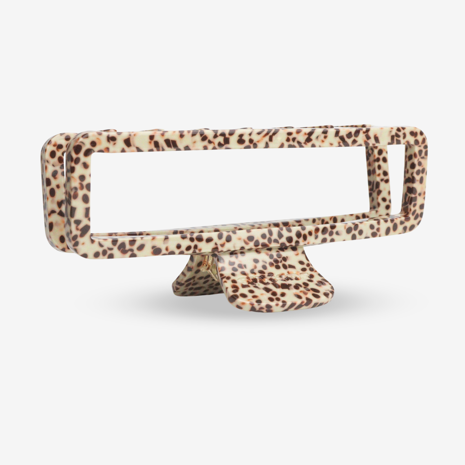Hair Clip - Bond Toffee Dott