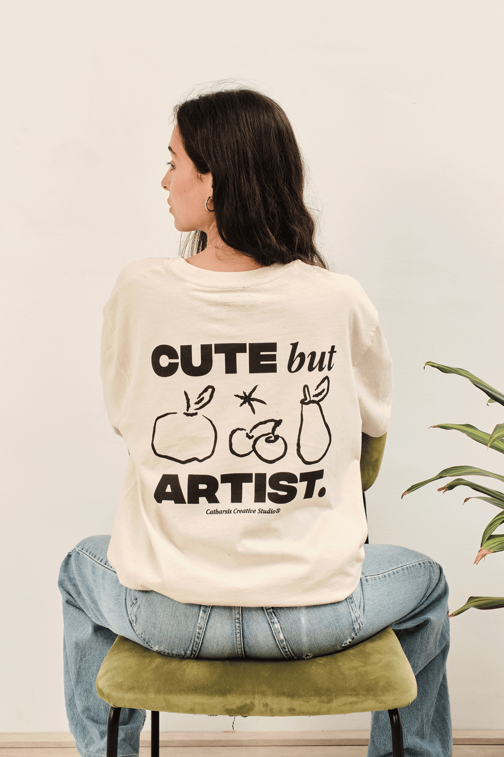 Catharsis - CUTE BUT ARTIST: Natural Raw - Unisex Loose Fit