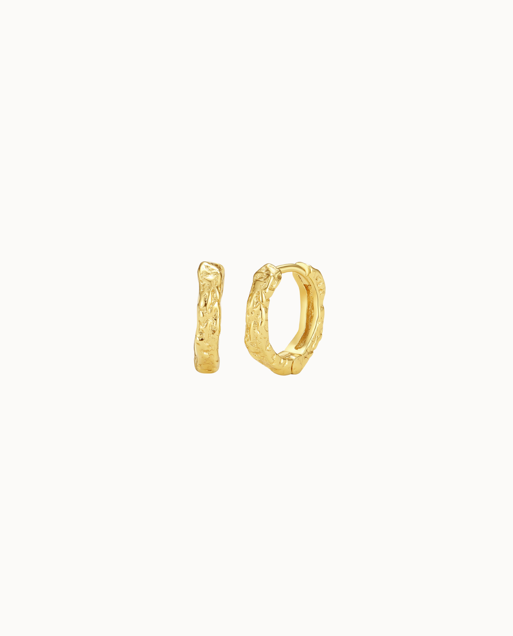 Elio Earrings XS - Gold Plated