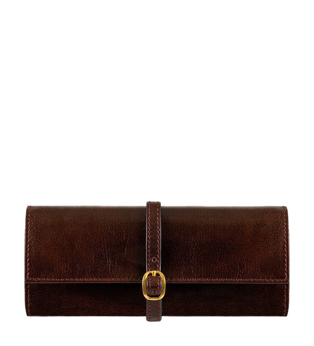 Time Resistance - Női bőr ékszerutazó tok – Madame Bovary: Barna