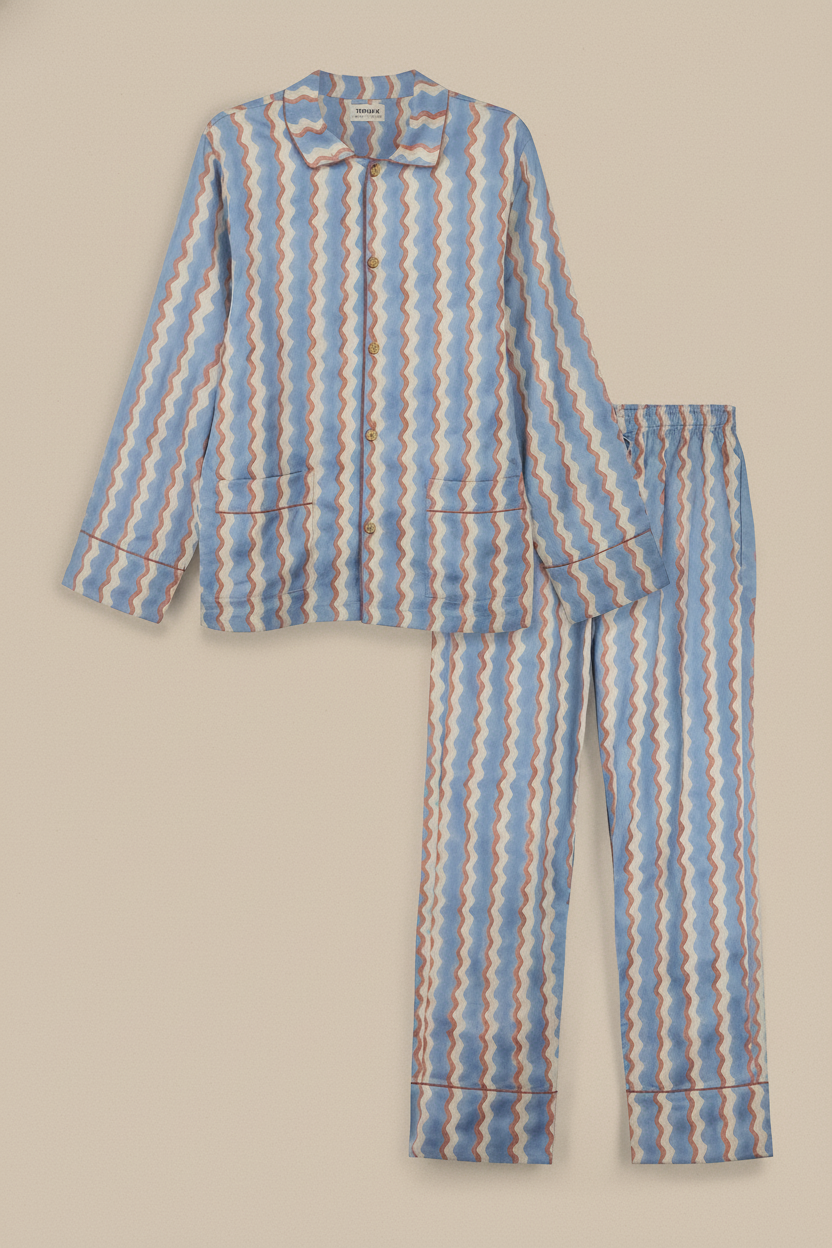 YONDER - Férfi Pizsama szett - Wiggle - Sky