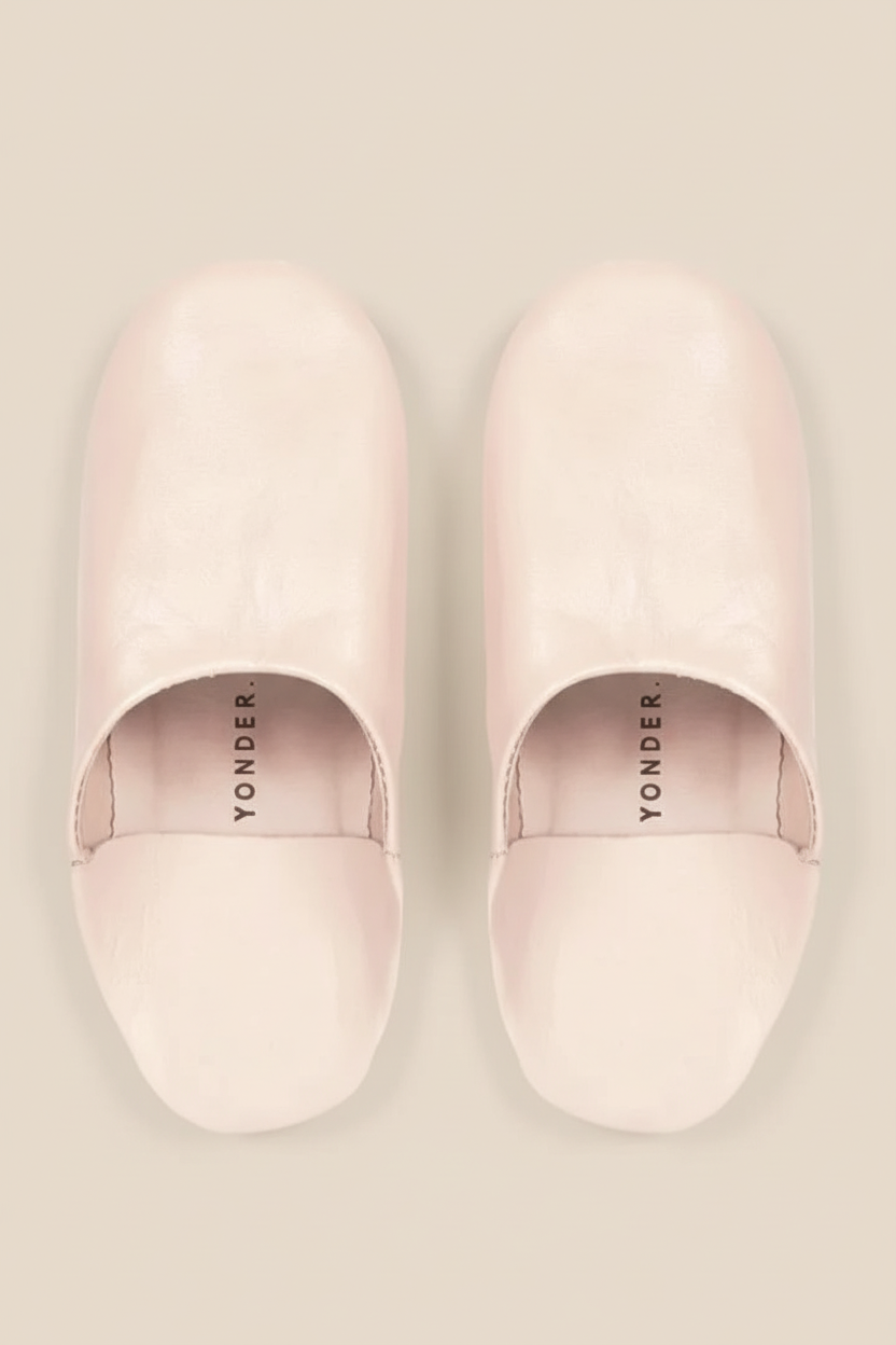 YONDER - Leather Babouche - Natural