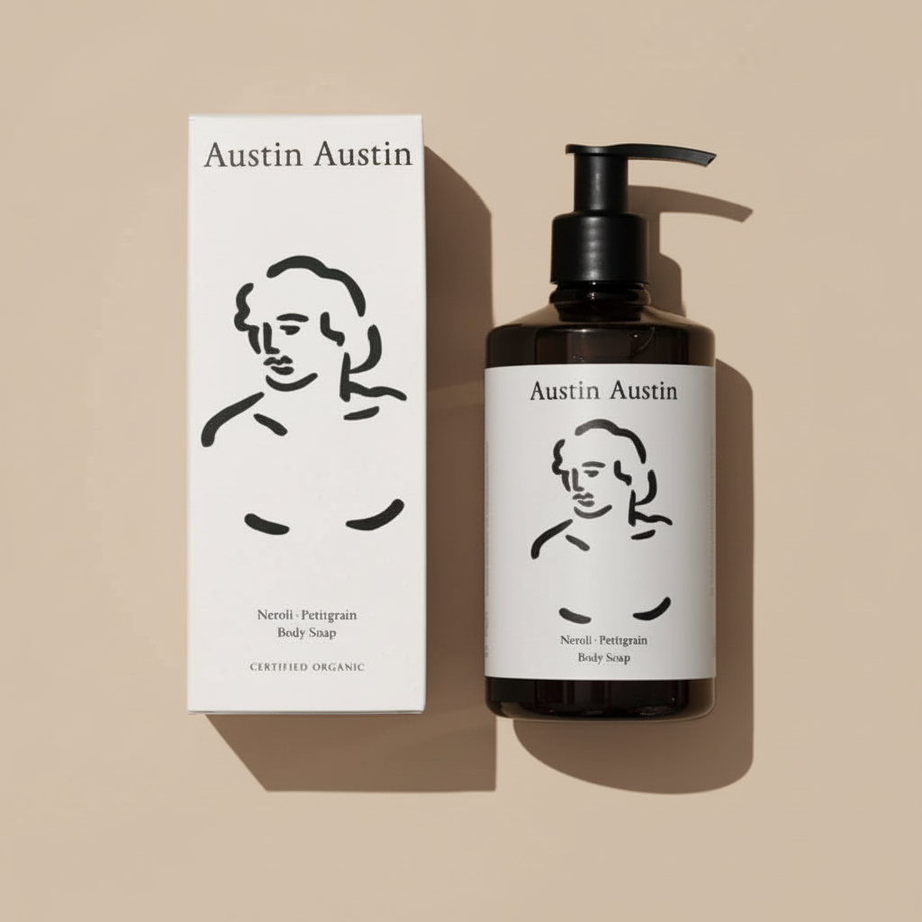 Austin Austin - 100 % ORGANIKUS - Neroli & Petitgrain Tusfürdő