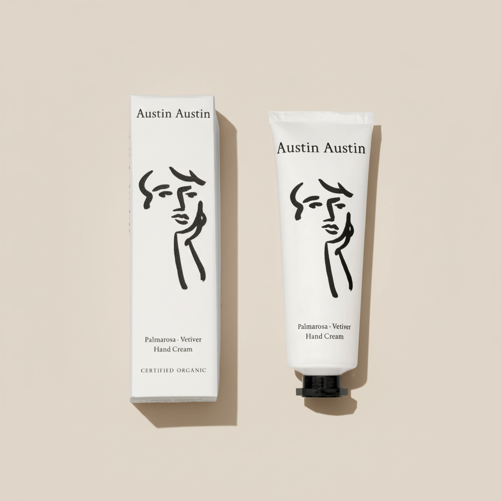 Austin Austin - 100 % ORGANIKUS - Palmarosa & Vetiver - Kézkrém