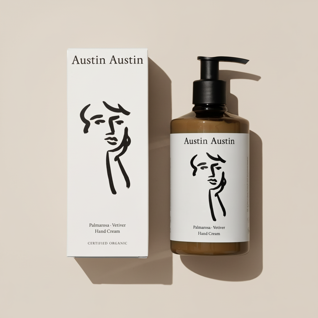 Austin Austin - 100 % ORGANIKUS - Palmarosa & Vetiver Kézkrém