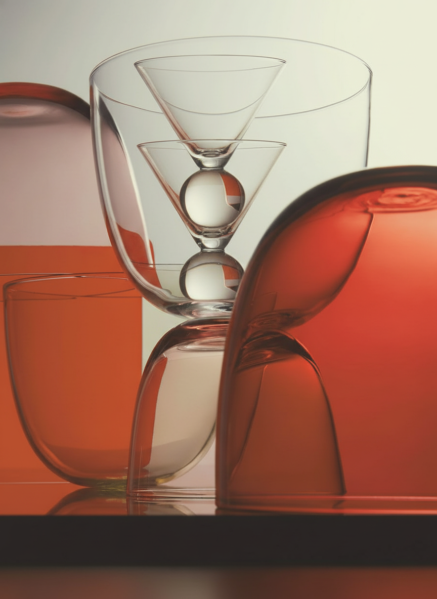 BYON Design Glass Spice 2Pcs/Set - Clear